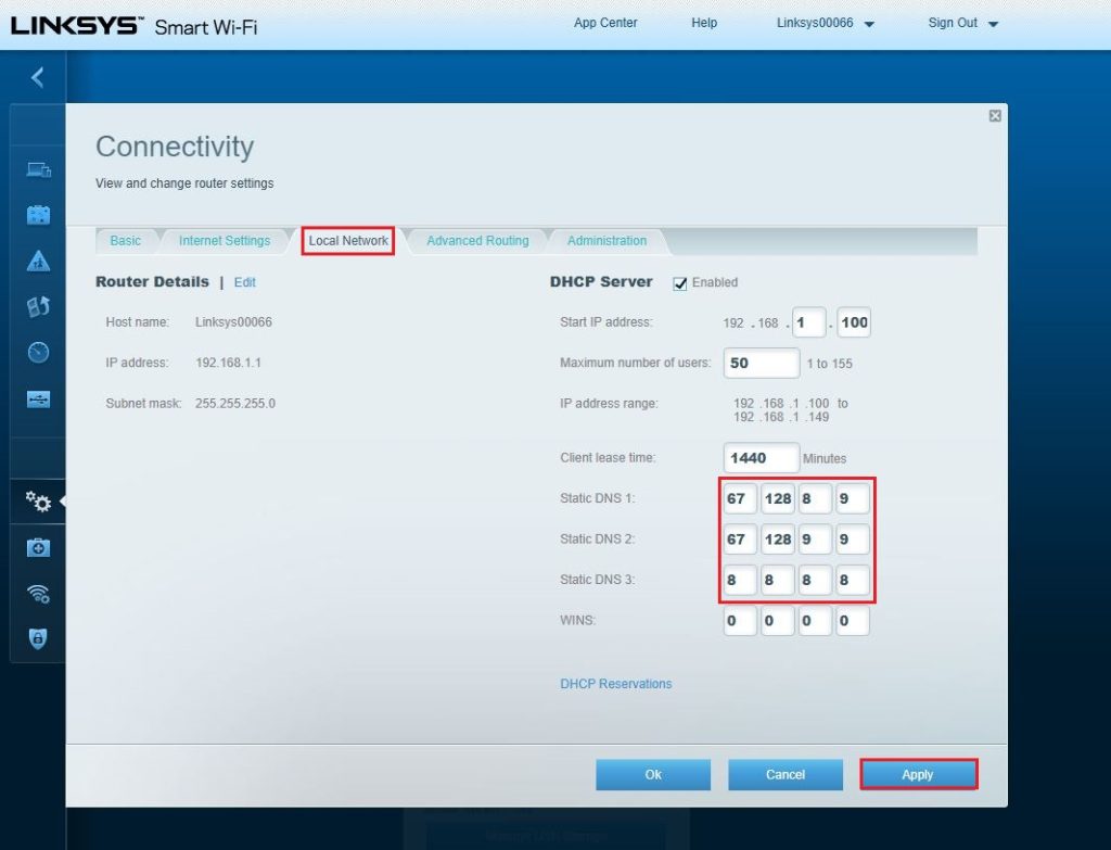 Central Router Smart Setup How to setup a Linksys Smart WIFI Router - CGI Communications